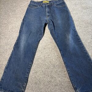 Real Ranch Jeans Men's 32x30 (Fits 31x28) Straight Leg Blue Denim Cowboy Western